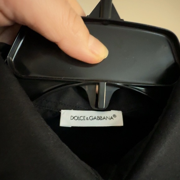 Dolce & Gabbana boys Classic Black Dress Shirt - Picture 2 of 3